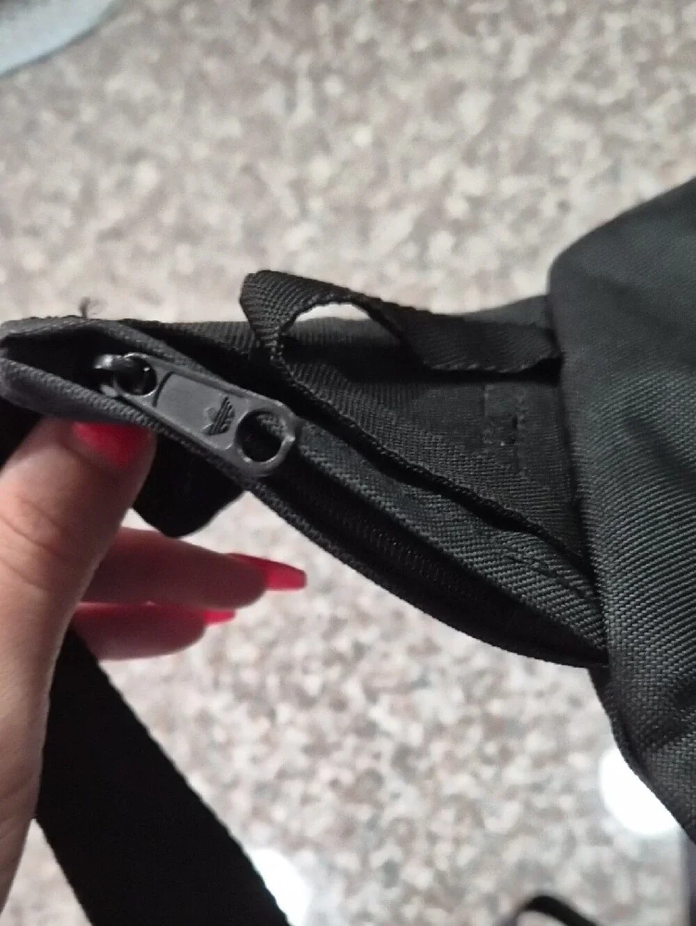 adidas Black Sling Bag with Front Buckle - Picture 5 of 6